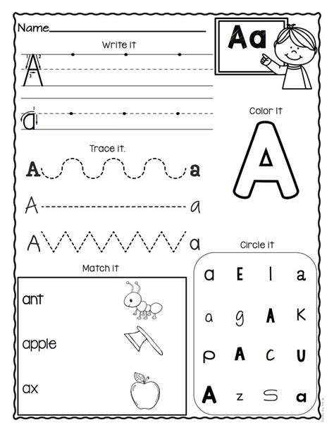 A Z Letter Worksheets By True Teaching Letter Worksheets For Preschool
