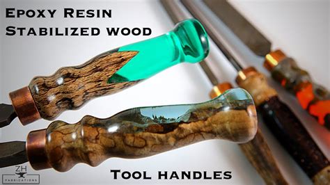 Epoxy Resin And Stabilized Wood Tool Handles Youtube