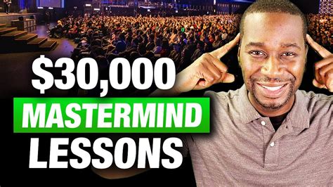 What I Learned From Doing A 30000 Mastermind Group Youtube