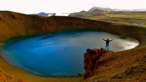 Viti Explosion Crater Krafla Volcano In Iceland Iceland Adventure