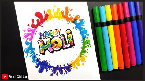 Holi Drawing Holi Drawing Easy Holi Drawing 2023 Happy Holi