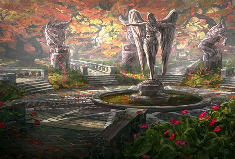 The Garden by ~Minnhagen (With images) | Fantasy landscape ...