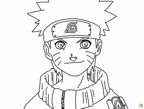Free Naruto Coloring Pages Printable Sheets For Kids To Print