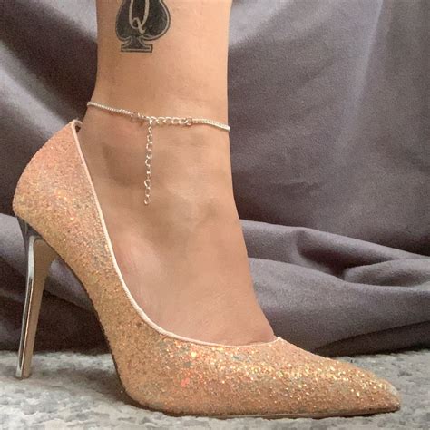 Dainty Polyamory Hotwife Anklet Hot Wife Cuckold Anklet Swinger