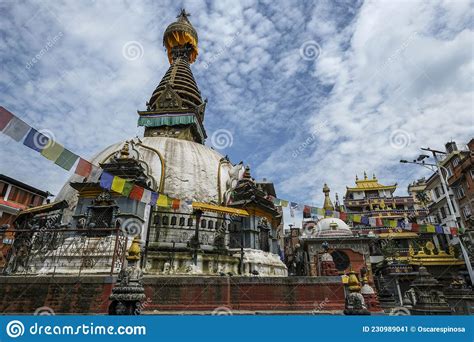 Kathesimbhu Stupa In Kathmandu Nepal Stock Image Image Of Spiritual