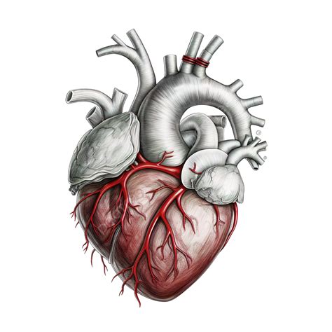 Dibujo Del Corazón Humano Png Corazón Humano Dibujo De Corazon
