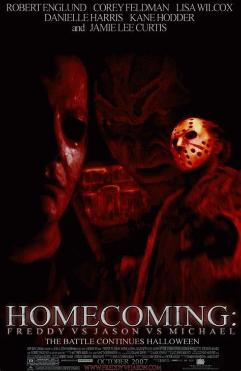 Homecoming Freddy Vs Jason Vs Michaelfan Made Poster Horror Movie