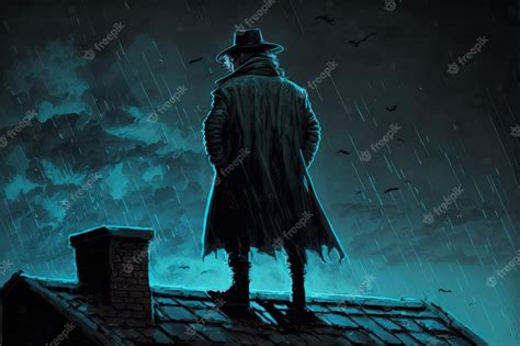 Premium Photo | Film noir concept showing the detective holding a gun