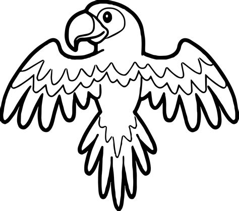 Parrot Coloring Pages Printable 2023 Calendar Printable