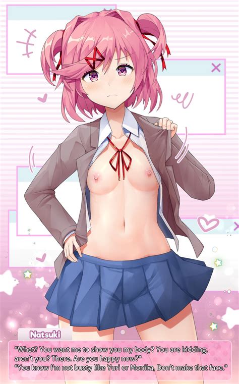 Natsuki Doki Doki Literature Club Art Danbooru