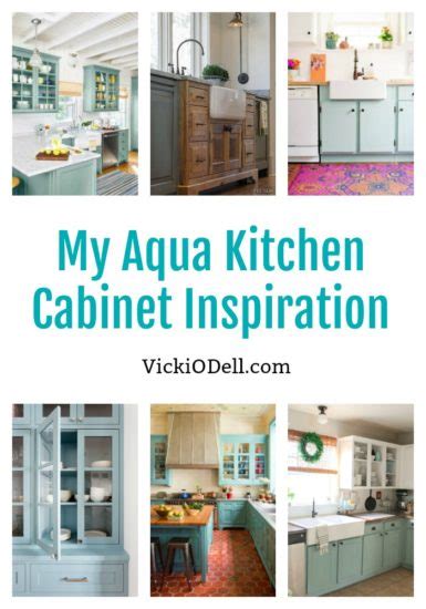 Aqua Kitchen Cabinet Inspiration Vicki Odell