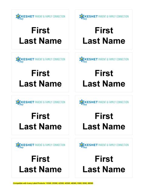 47 Free Name Tag Badge Templates Templatelab