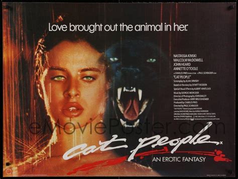 cat people british quad 82 sexy nastassja kinski becomes something less than human 1852774682