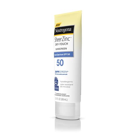 Neutrogena Sheer Zinc Oxide Dry Touch Sunscreen Lotion With Broad