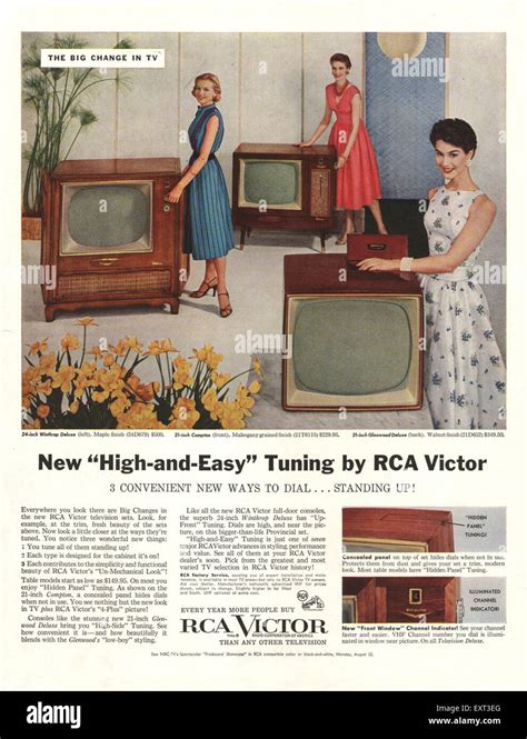 1950s Usa Rca Magazine Advert Fotos Und Bildmaterial In Hoher Auflösung Alamy