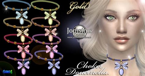 Doucinella Choker At Jomsims Creations Sims 4 Updates