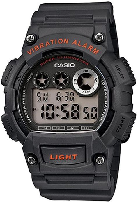 Casio Mens W735h 8avcf Super Illuminator Black Watch
