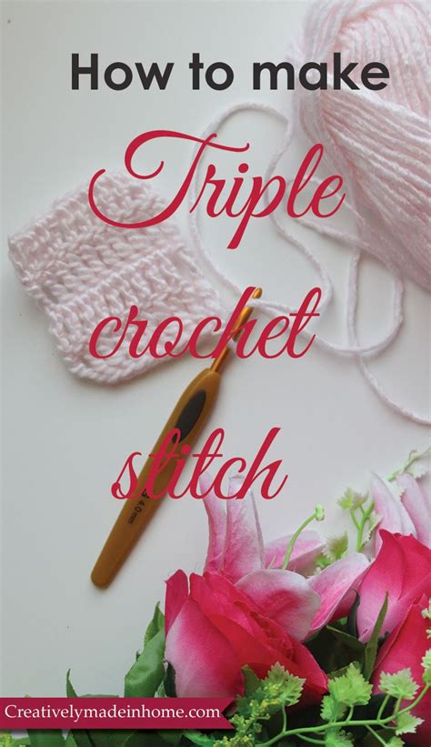 Triple Crochet Stitch With Step By Step Photos And Video Tutorial