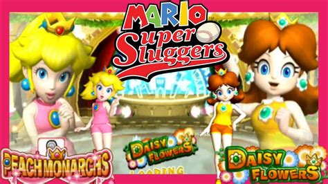 ️mario super sluggers peach vs daisy ️ youtube