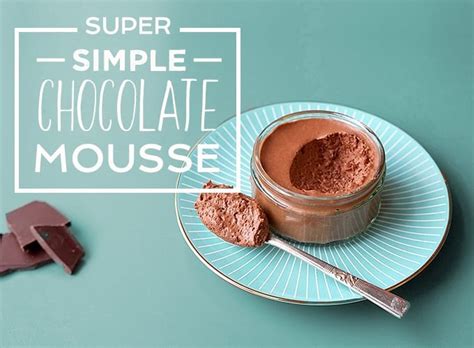 Just fold whipped egg whites and whipped cream. Super Simple Chocolate Mousse Recipe | Gousto