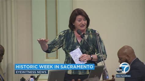 first lgbt woman to take top role in california senate abc7 los angeles