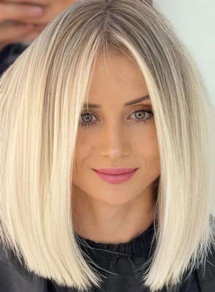 50 ways to wear spring s best hair colours middle part lob vanilla blonde