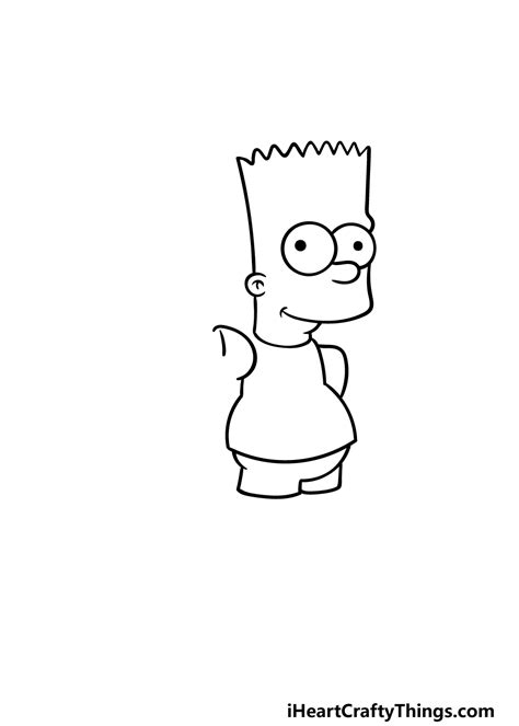 Draw Bart Simpson How To Draw Bart Simpson Step By Step 2023