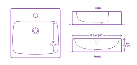 The total depth of the bathroom vanity is therefore 1 cm more than in the same way, the basin height is cm 1,3: IKEA Törnviken Square Countertop Bathroom Sink Dimensions ...