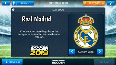 How To Import Real Madrid Logo And Kits In Dream League Soccer YouTube