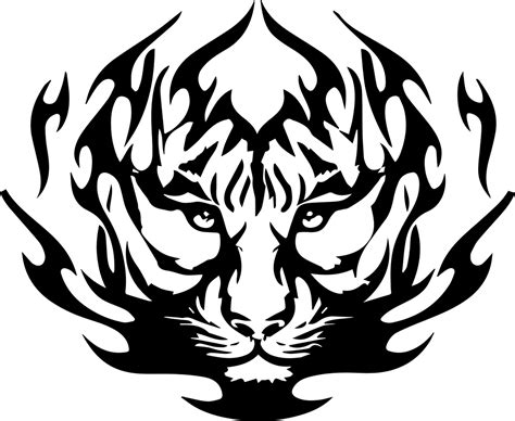 Tiger Tattoo Design The Tiger Tattoo Are Power And Strength Etsy In