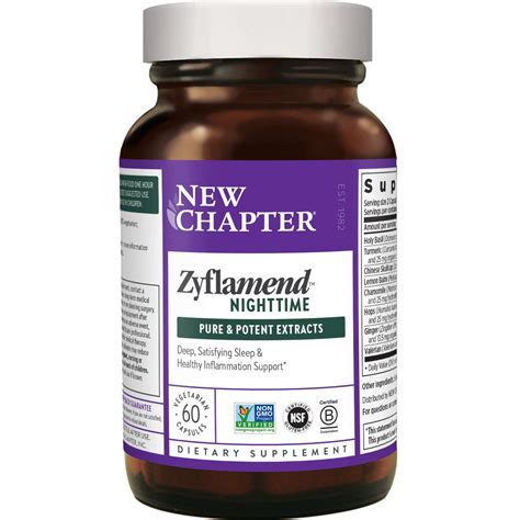 New Chapter Zyflamend Nighttime Vegetarian Capsules