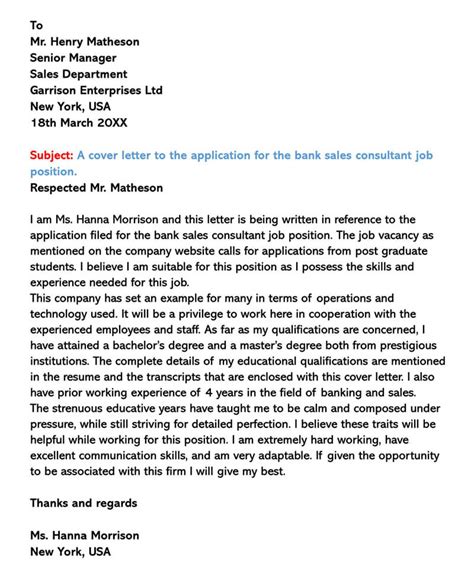 Best Sales Cover Letter Examples How To Write
