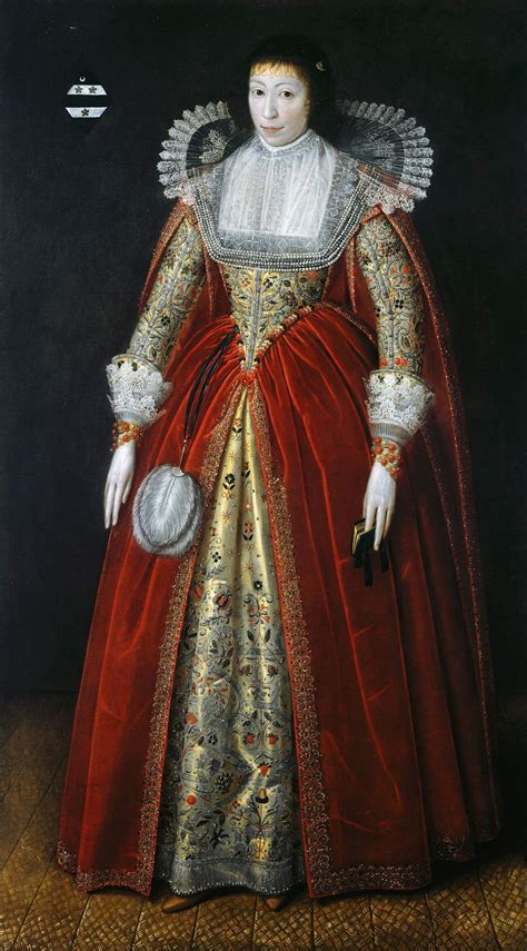 Elizabeth Lady Style Of Wateringbury Ca 1620 Unknown Artist 17th