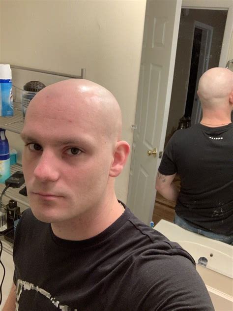 Bald Head Man Bald Man Bald Heads Shaved Head Styles Shaved Heads