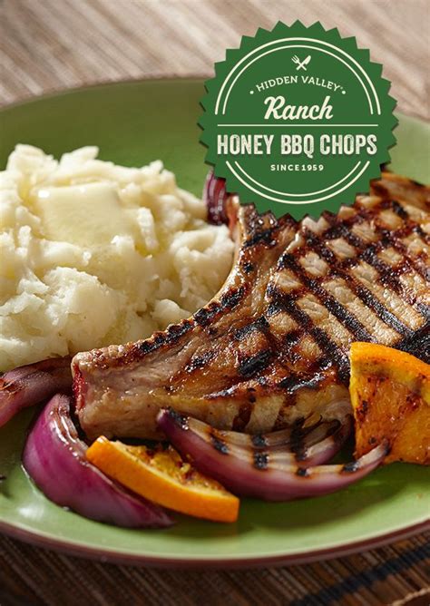In a small bowl, stir the seasoning mix with a dash of paprika. Original Ranch® Pork Chops | Hidden Valley® Ranch | Recipe ...