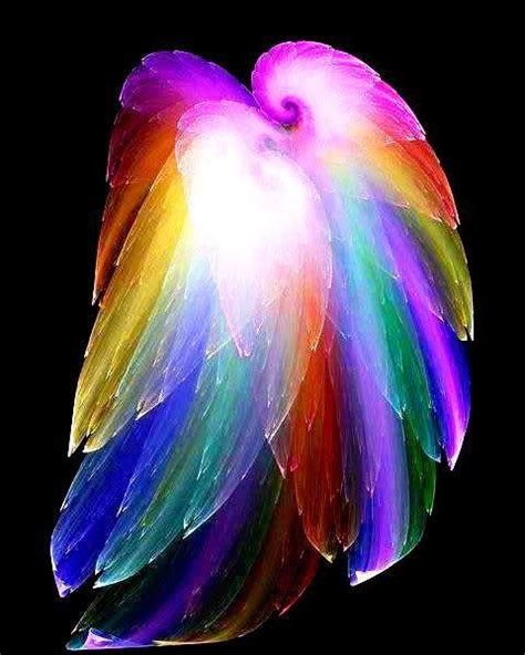 Colorful Angel Wings Angels Pinterest