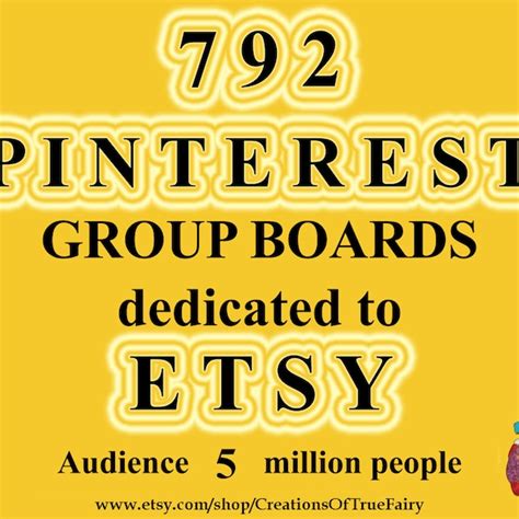 Etsy Group Boards On Pinterest Etsy