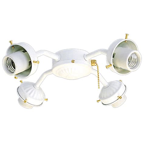 You might look at emerson, monte carolo, craftmade, the brands that are sold in lighting. Shop Harbor Breeze 4-Light Textured White Ceiling Fan ...