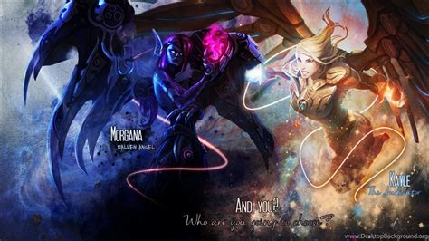 Morgana Kayle Wallpapers League Of Legends By Iskierka0 On Deviantart