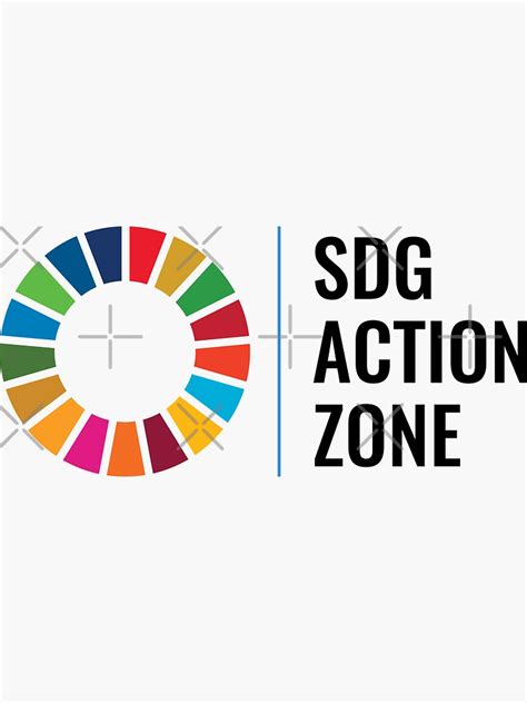 Sdg Action Zone Un Sustainable Development Goals Sdgs Logo Sticker By