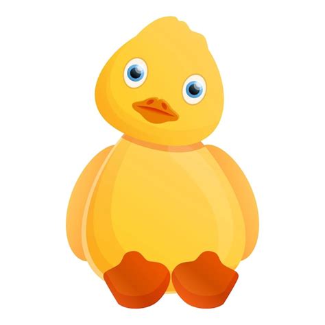 Premium Vector Cute Yellow Duck Icon Cartoon Of Cute Yellow Duck