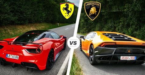Ferrari Vs Lamborghini Who Makes The Best Supercars Hotcars