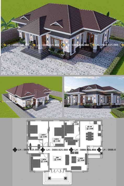 Gorgeous Four Bedroom Bungalow Pinoy Eplans Beautiful House Plans My