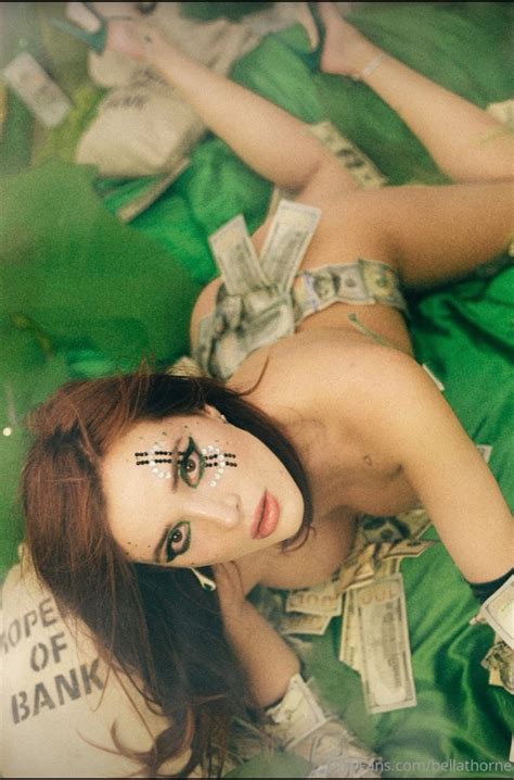 Naked Bella Thorne Covered Only With Dollar Bills Photos The