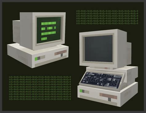 Functional Vintage Computers Minecraft Texture Pack