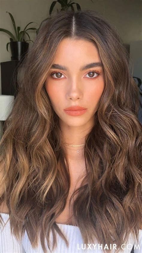 Milani hair #6 light chestnut brown 20 clip in hair extensions. Clip-In Hair Extensions Chestnut Brown (Color 6, 220 Grams ...