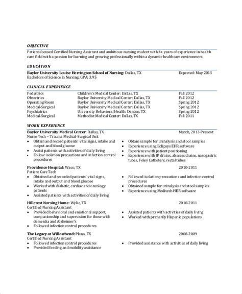 Free 6 Sample Resume Objective Templates In Pdf