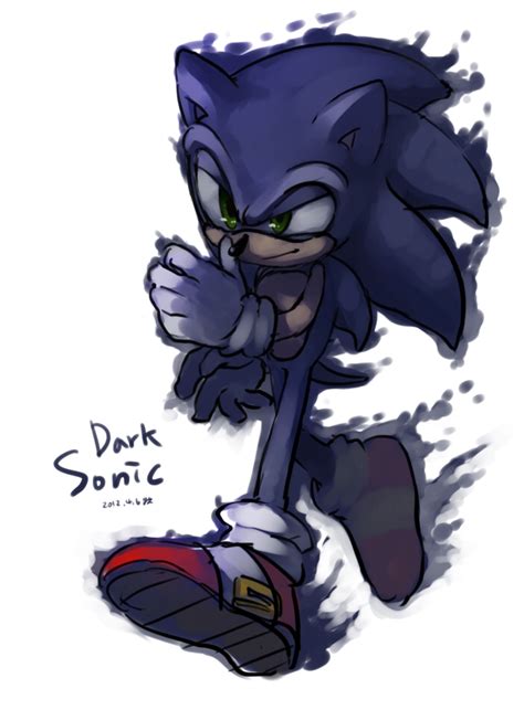 Dark Sonic Sonic The Hedgehog Fan Art 30395303 Fanpop