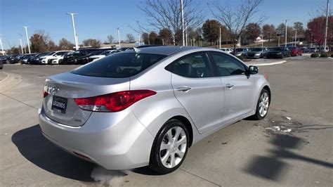 Sunroof, leather seats, heated seats (front and rear. Pre-Owned 2013 Hyundai Elantra Limited in Kansas City # ...