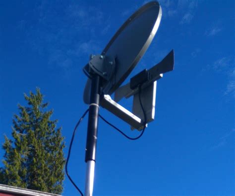Make A High Performance Tv Antenna From A Satellite Dish And A Few